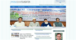 Desktop Screenshot of jamunabankfoundation.com