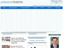 Tablet Screenshot of jamunabankfoundation.com